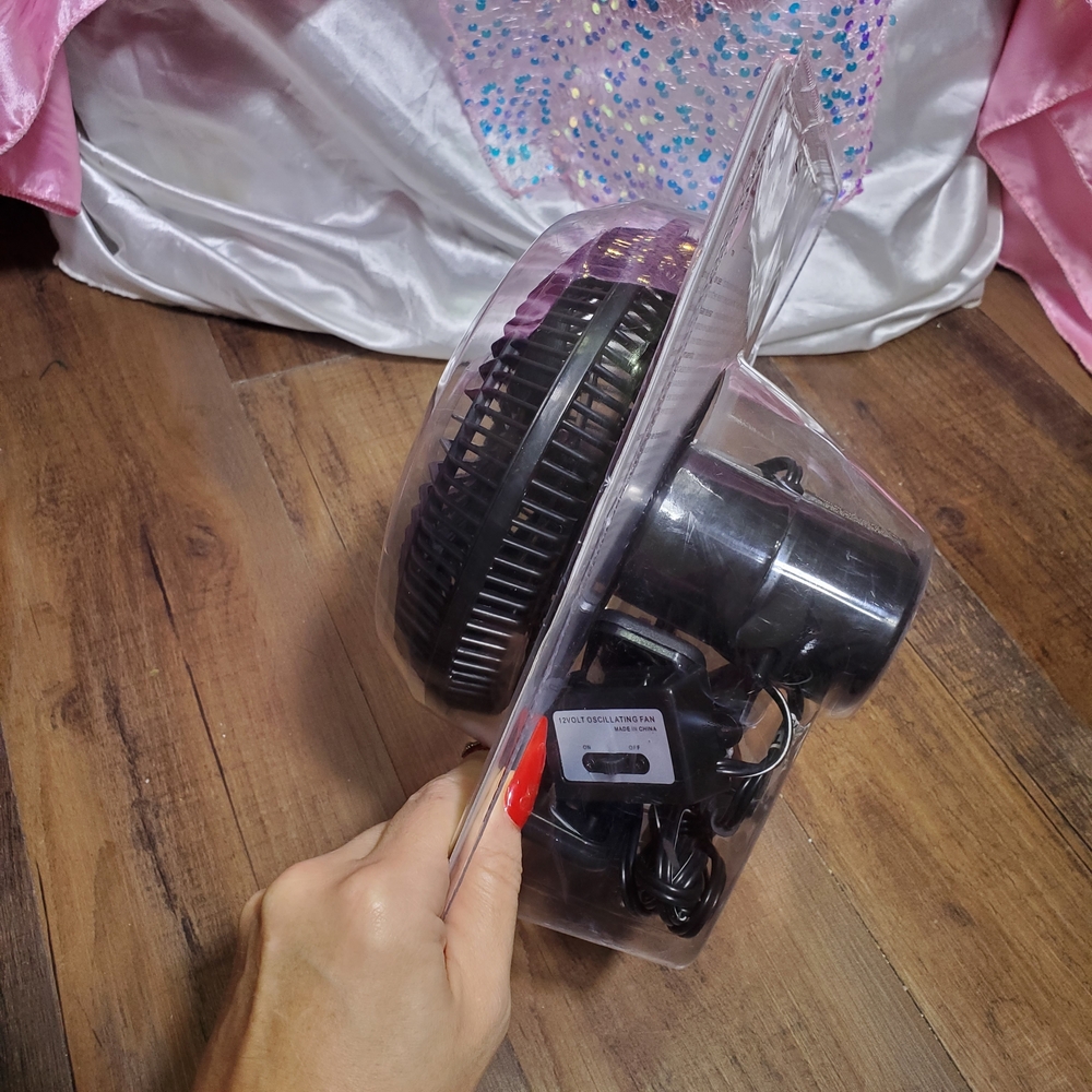 Auto Drive 6" Electronics Vehicle Clip-On Summer Travel Auto Car Fan NIB NWT - Picture 6 of 12